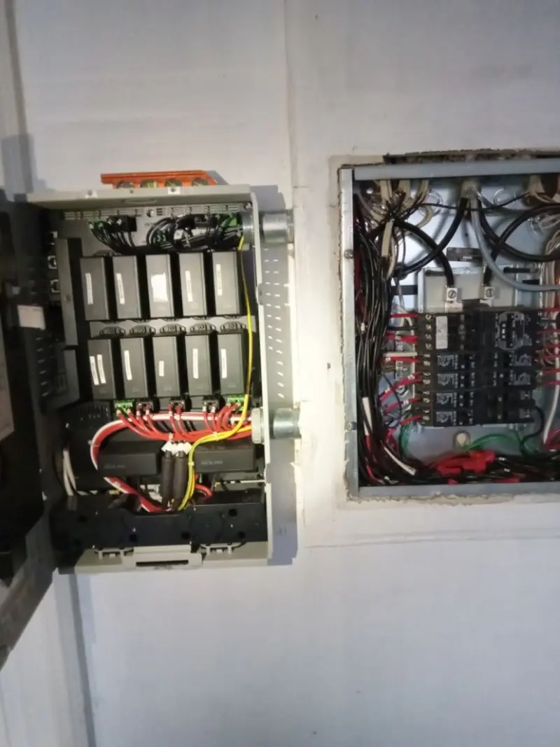 Electrical panel upgrade completed for Ring Doorbell Installation in Augusta